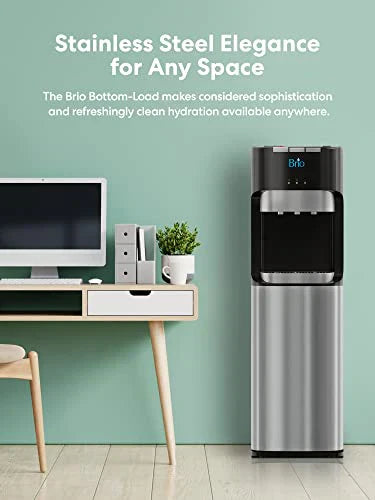 Brio Bottom Loading Water Cooler Water Dispenser �� Essential Series - 3 Temperature Settings