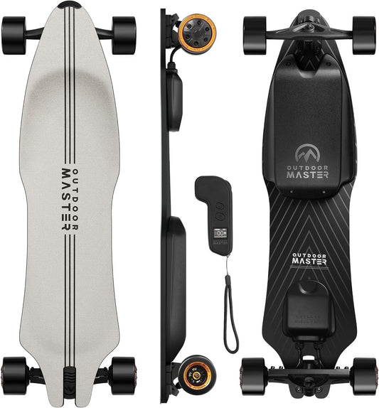 Caribou Electric Skateboard �� 32 MPH, 26 Mile Range, Dual 1000W Motors, Longboard for Adults & Teens, 6-Month Warranty