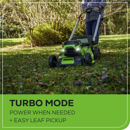 60V 21�� Cordless (Self-Propelled) Lawn Mower , 2 x 4.0Ah Batteries and Dual Port Rapid Charger