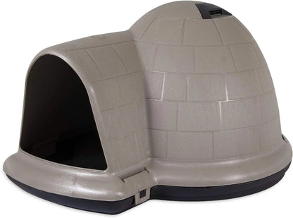 Petmate Indigo Dog House (Igloo Dog House, Made in USA with 90% Recycled Materials, All Weather Protection Pet Shelter) for XL Dogs 90 to 125 pounds, Made in USA