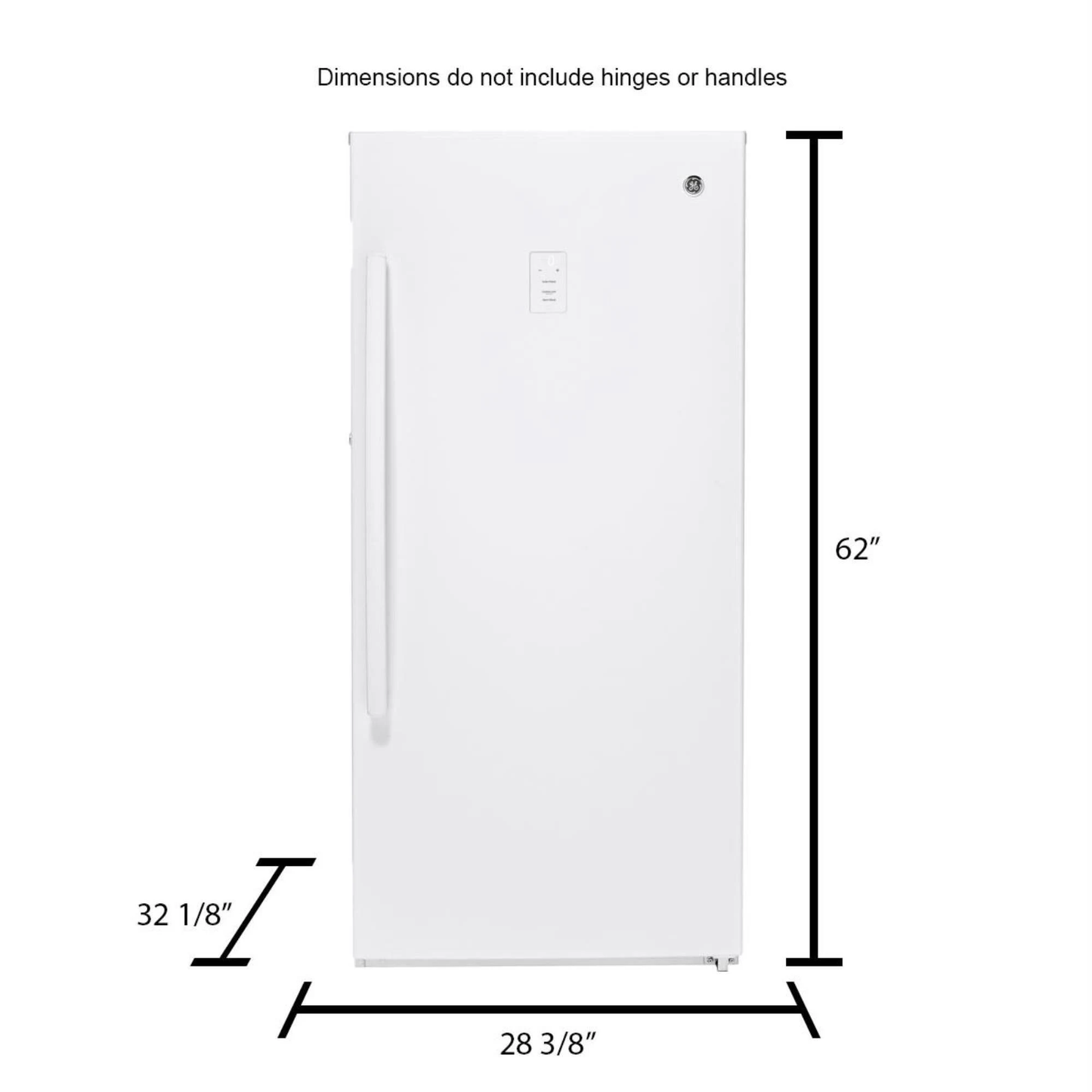 14.1 Cu. ft. White Frost-free Upright Freezer