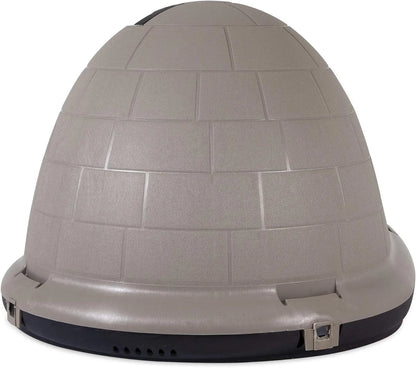 Petmate Indigo Dog House (Igloo Dog House, Made in USA with 90% Recycled Materials, All Weather Protection Pet Shelter) for XL Dogs 90 to 125 pounds, Made in USA
