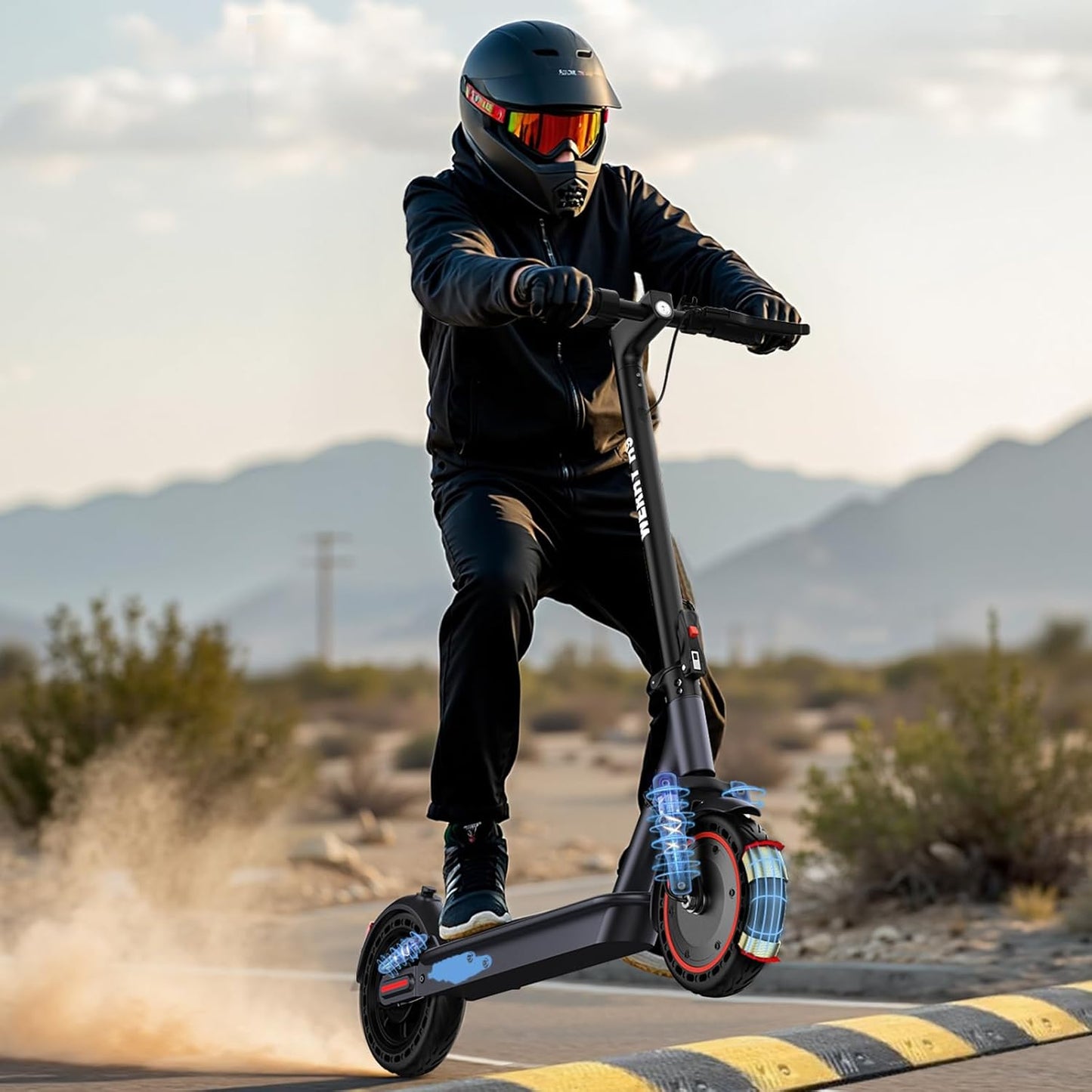 Electric Scooter - 350W/500W Motor, 22 Mph Top Speed