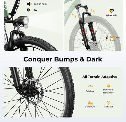 Eb5 Electric Bike 500W Motor 40Miles 20Mph