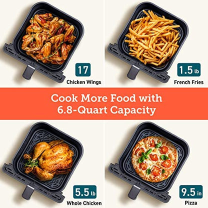 COSORI Air Fryer 6.8Qt, Dual Blaze with 360 ThermoIQ Tech